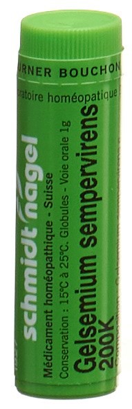 SCHMIDT-NAGEL Gelsemium sempervirens 200 K<br>1 g, Globuli