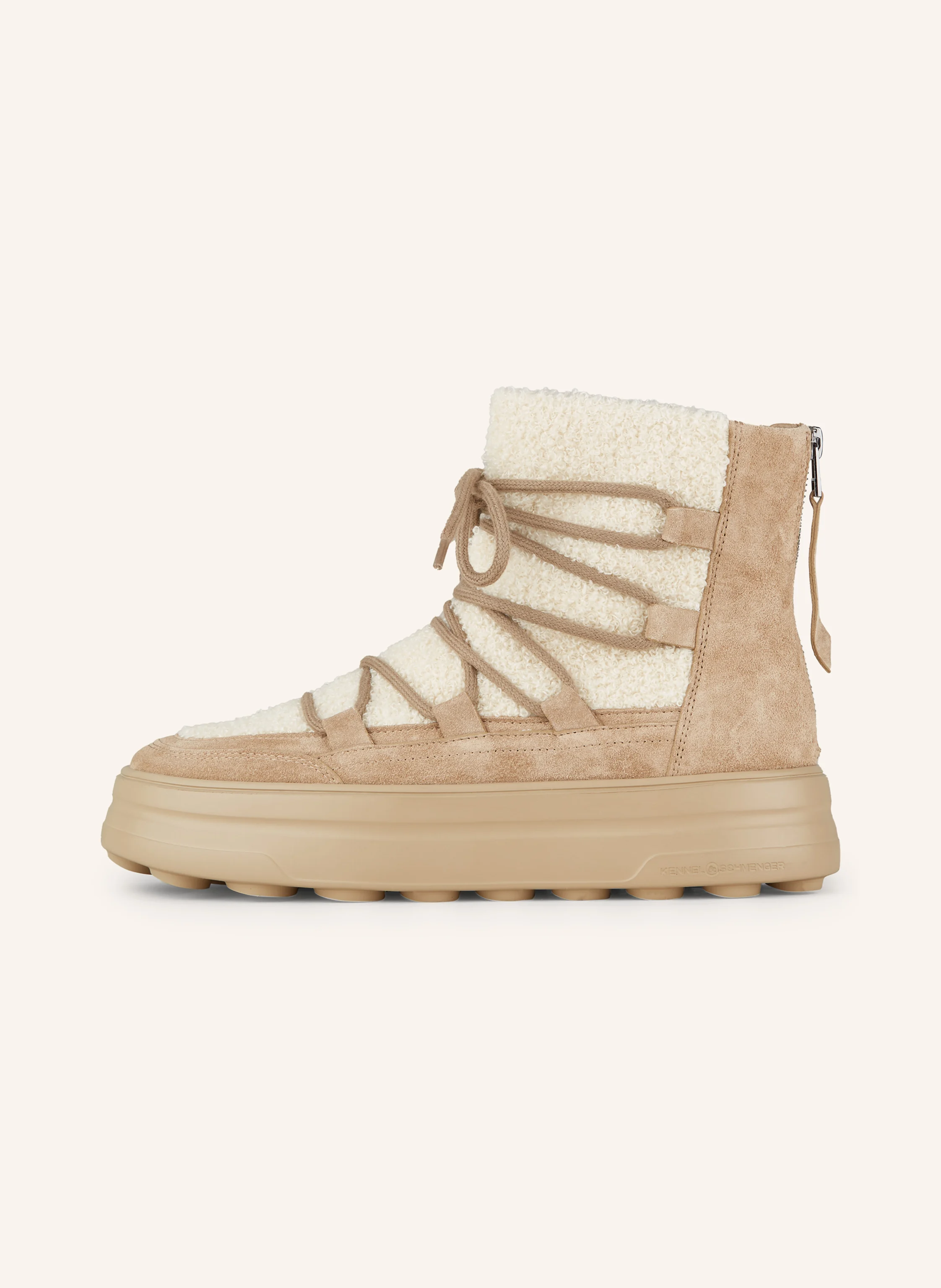 KENNEL & SCHMENGER Plateau-Boots BREAK mit Kunstfell
