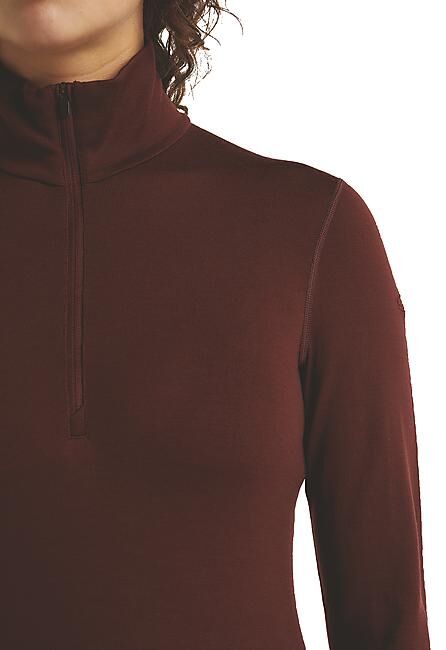 ICEBREAKER - T-SHIRT ML DEMI ZIP TECH 260 HALF ZIP W