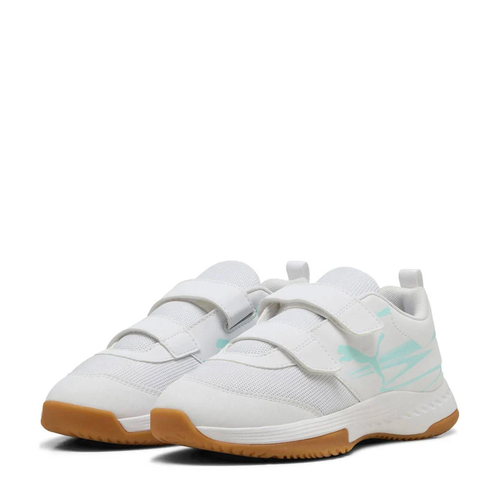 Puma Varion II V Jrzaalsportschoenen mintgroen/wit