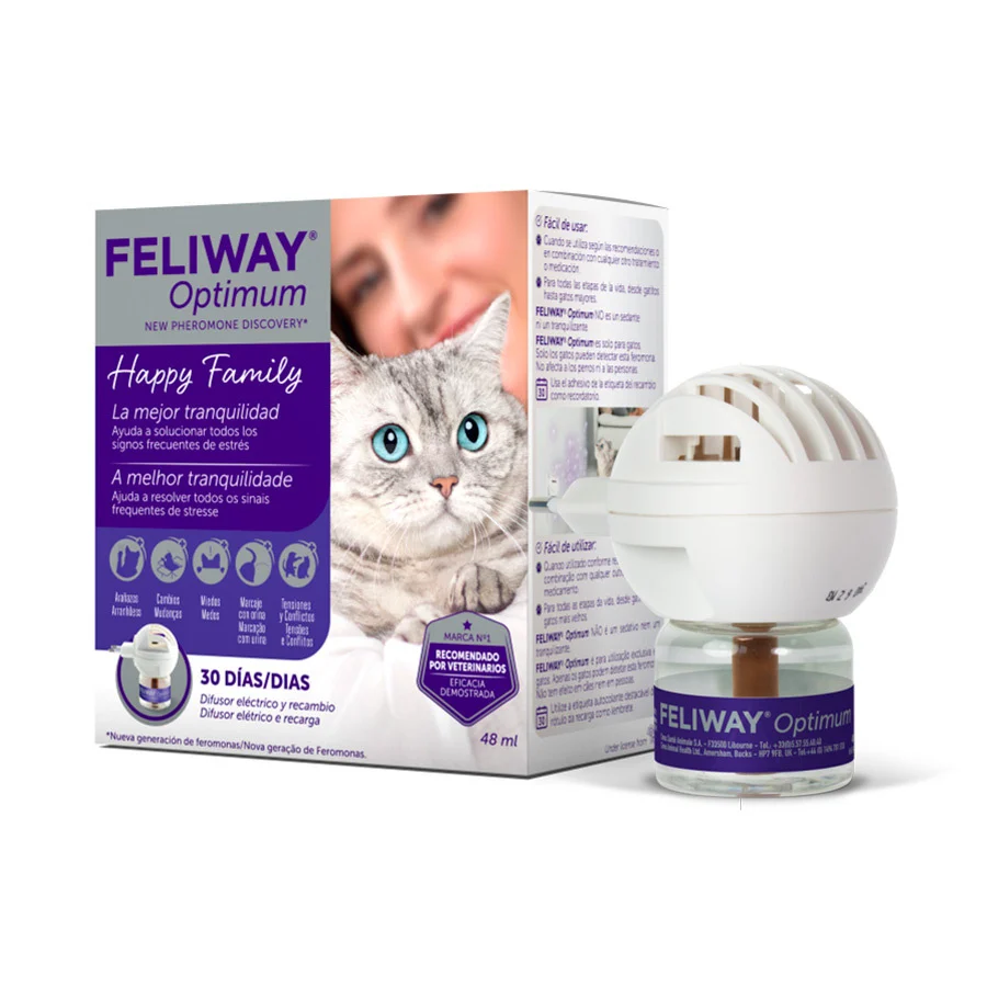 Difusor tranquilizante Feliway Optimum para gatos