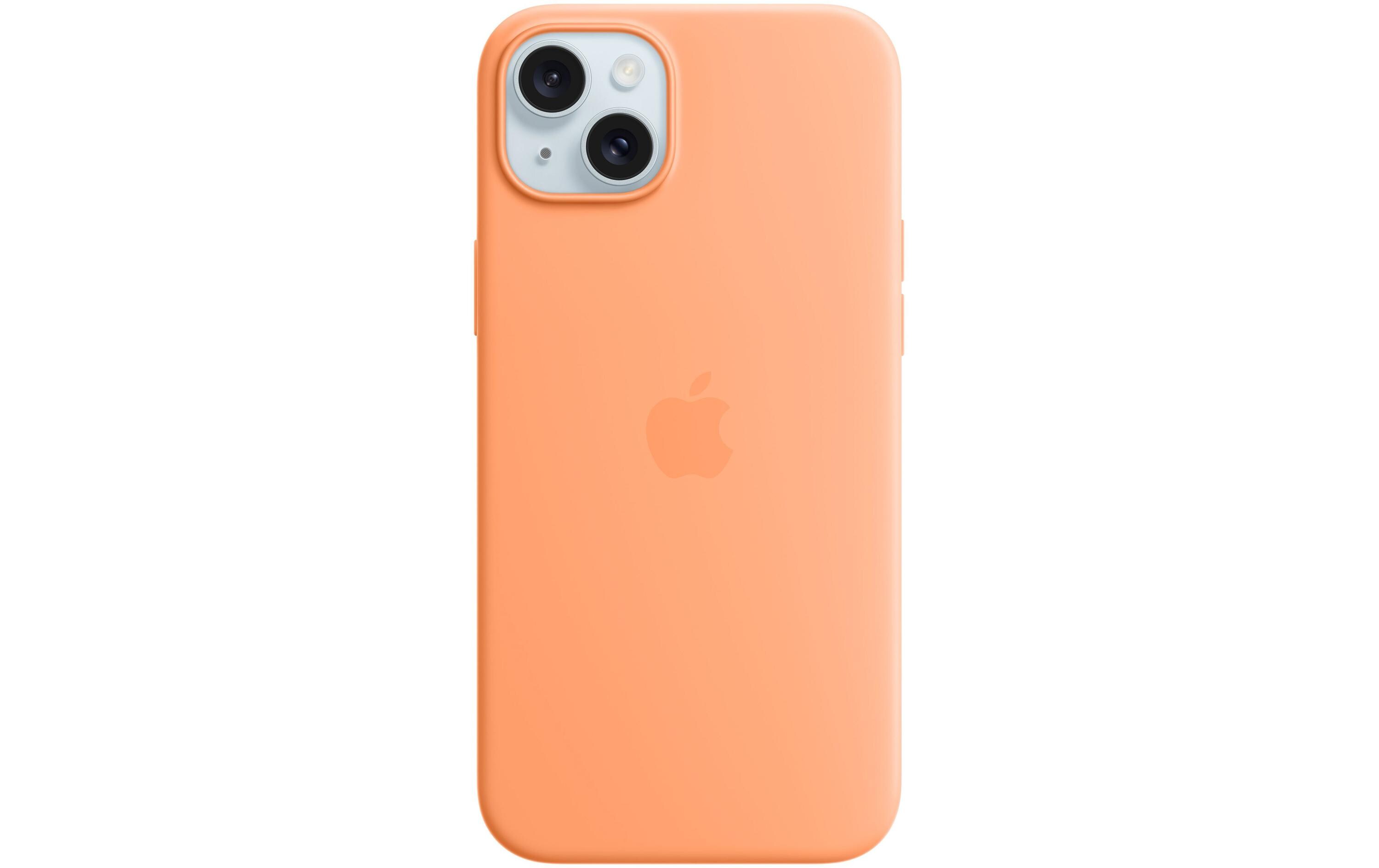Silicone Case mit MagSafe iPhone 15 PlusSilikon-Backcover mit «MagSafe» für das Apple iPhone 15 Plus