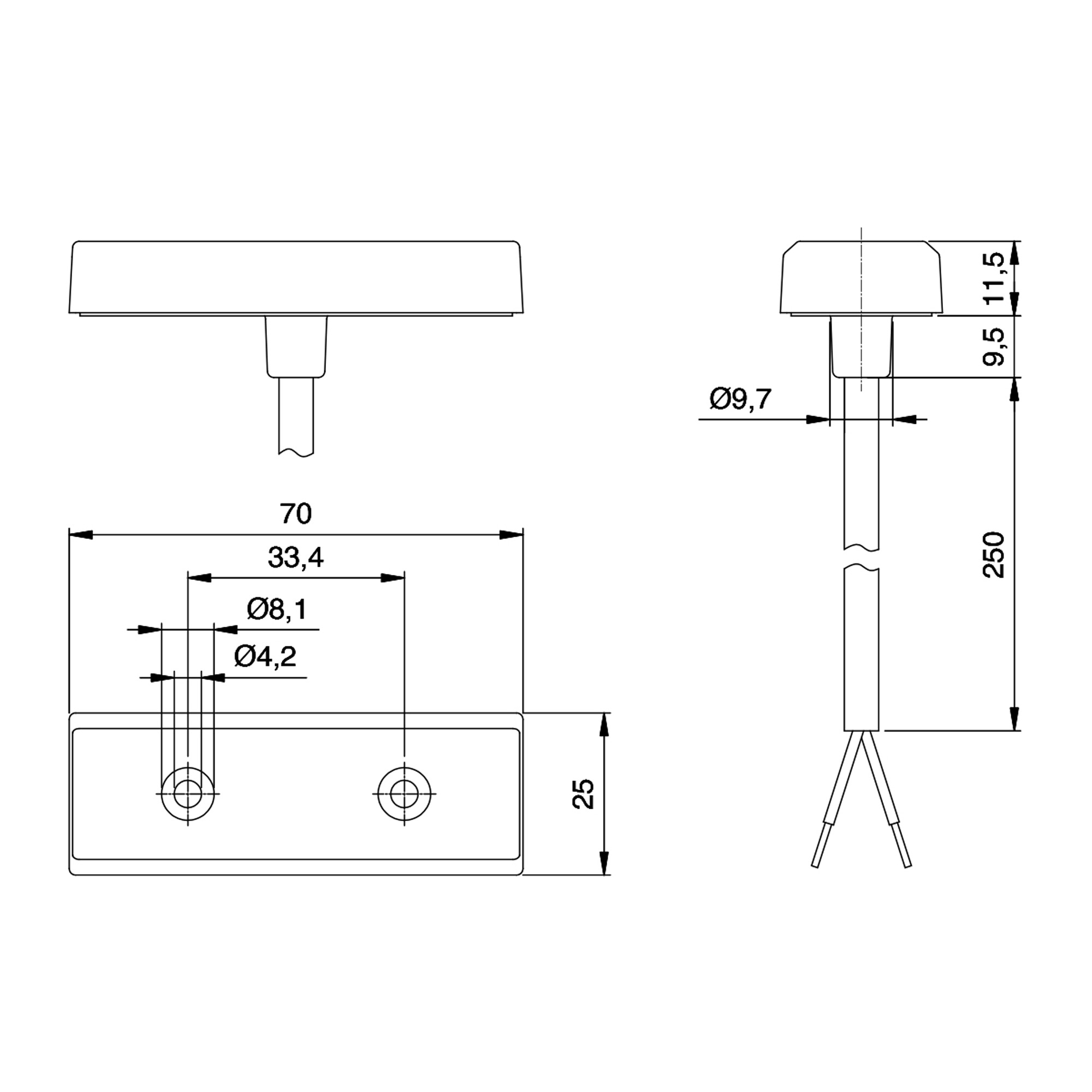 Jokon PL 251 Begrenzungsleuchte 12 V