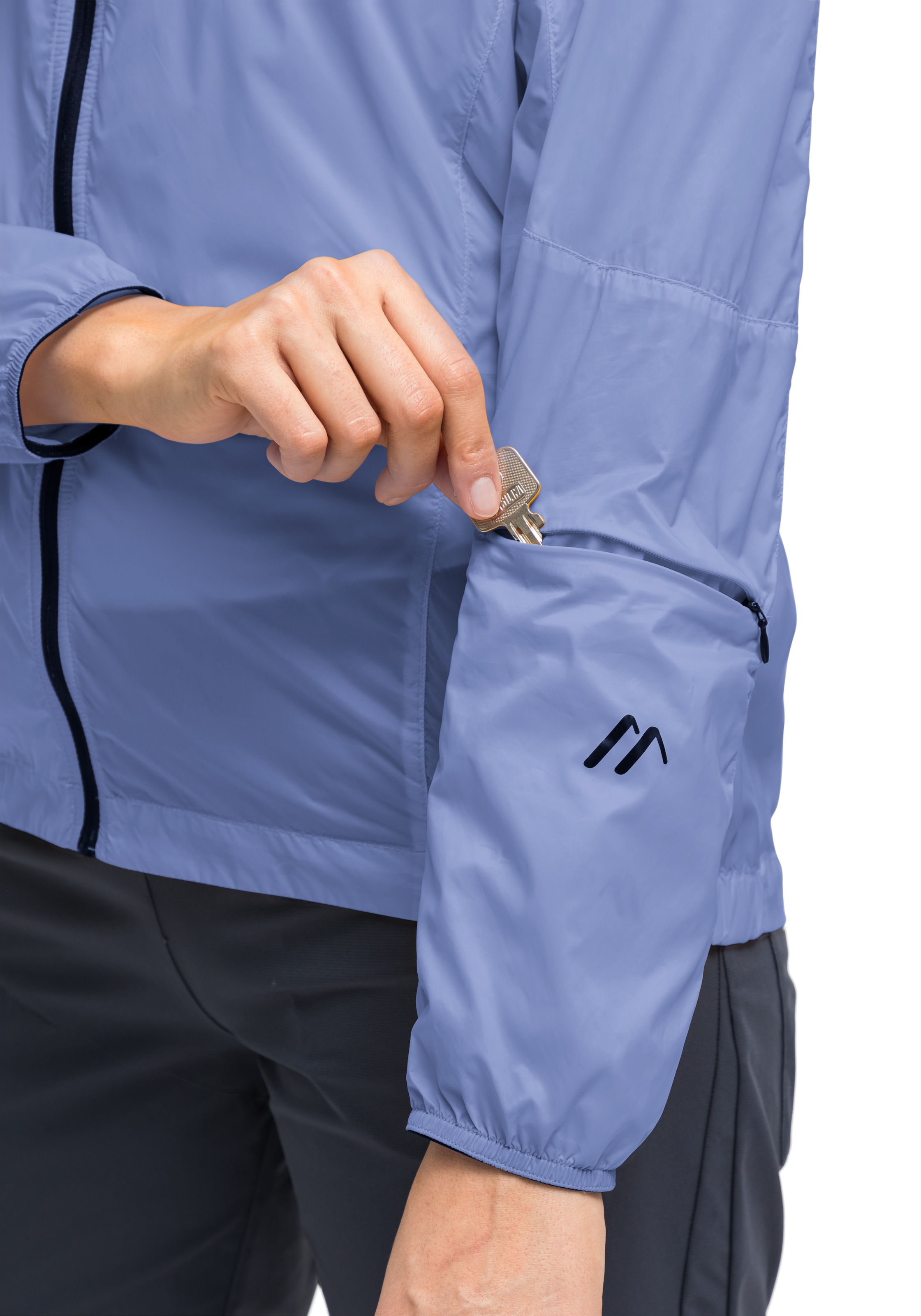 Maier Sports Funktionsjacke »Feathery W« Leichte Windjacke mit besonders kleinem Packmass