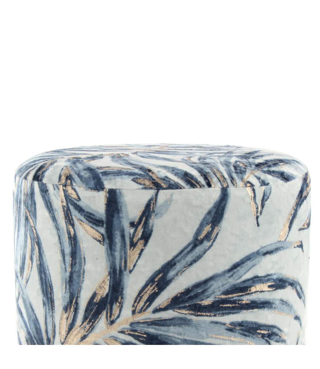 Tabouret ZANA en polyester doux et soyeux fait main BSCI FSC