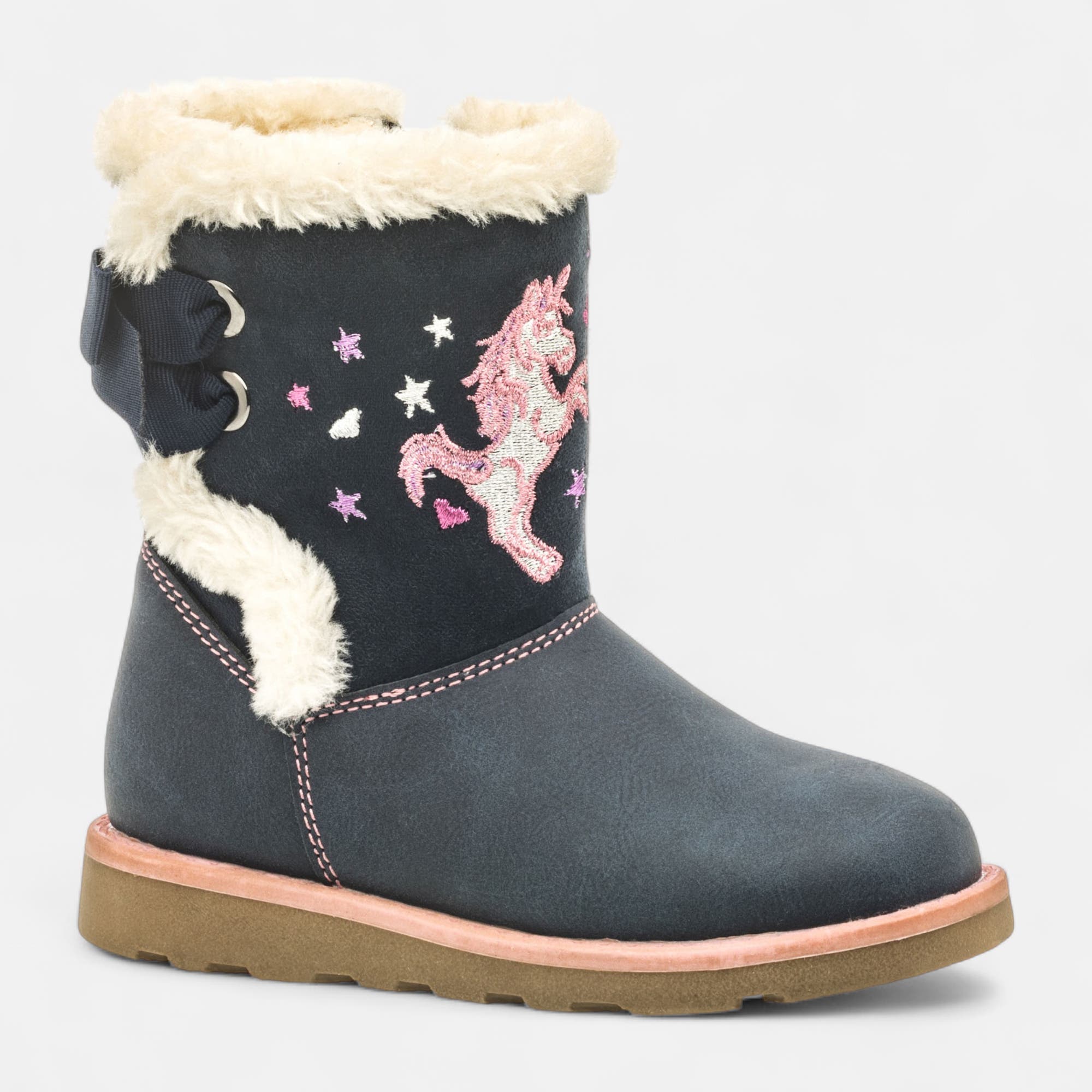 Bottes Fille bleu marine
