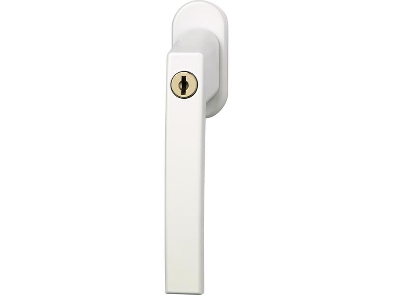 Abus Abschliessbarer Fenstergriff FG210 W Triples Weiss Fenstersicherheit
