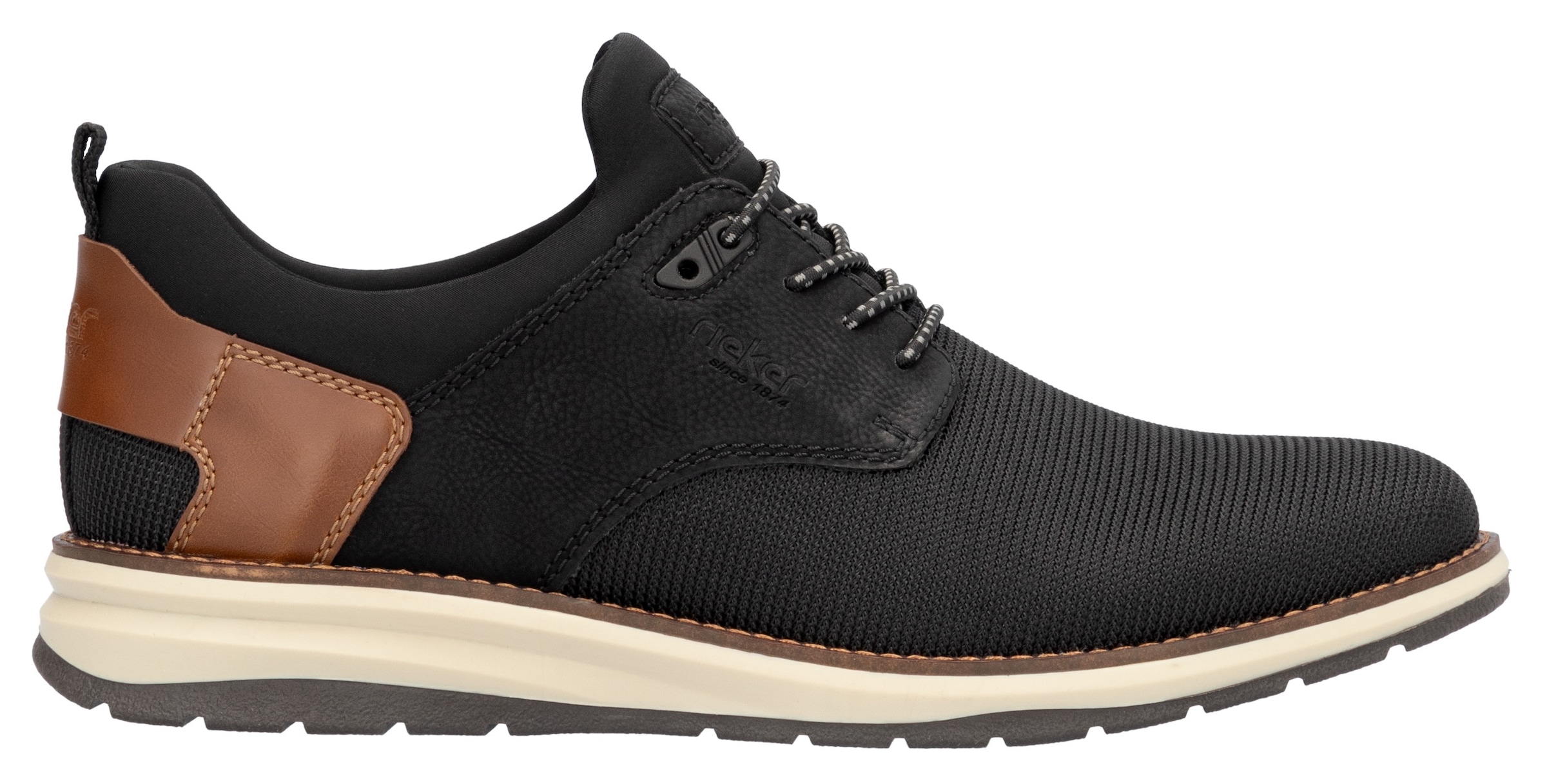Rieker Slip-On Sneaker  , Halbschuh, Freizeitschuh, Schlupfschuh mit Gummizug