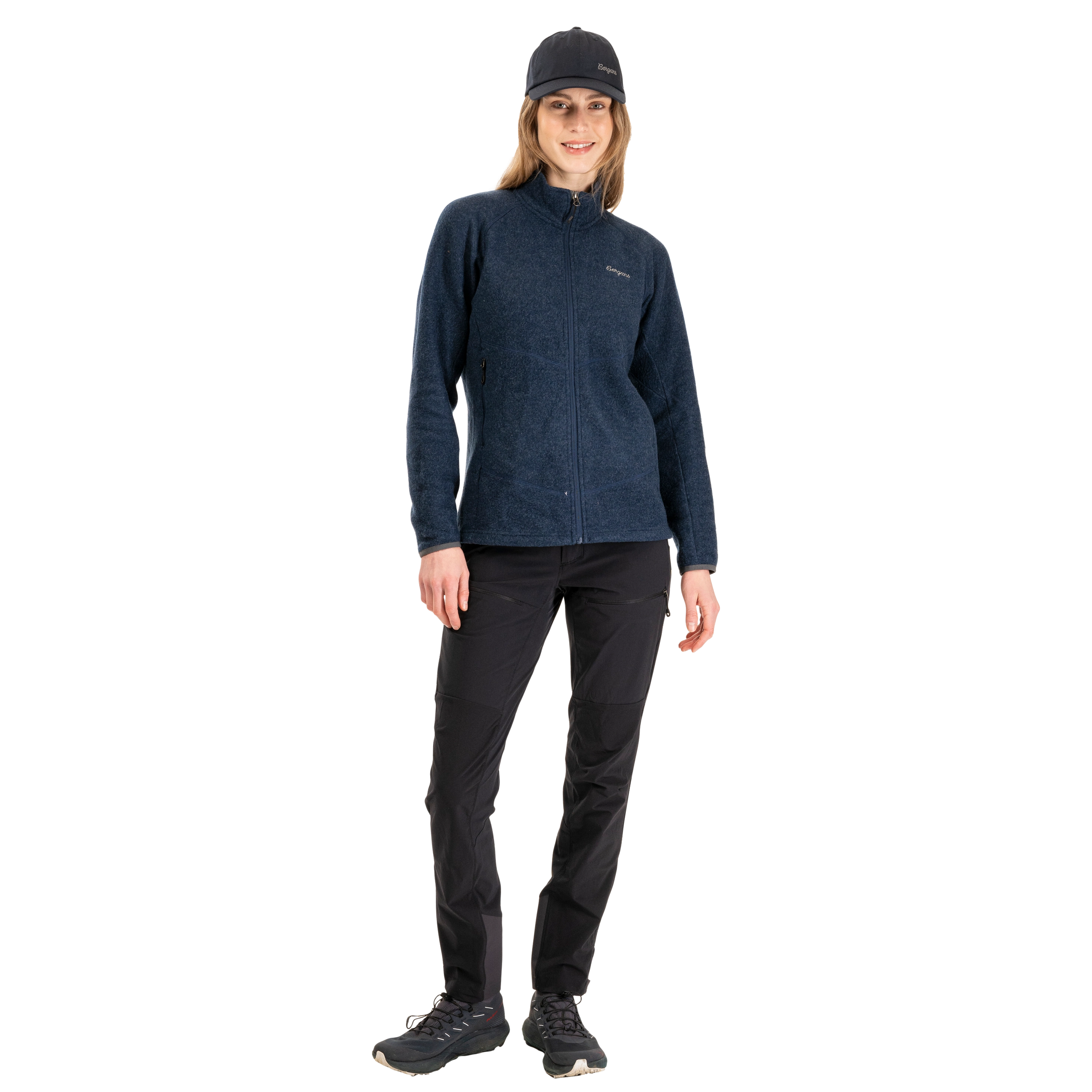 Rabot Merino Fleece Midlayer Jacket Women Navy Blue