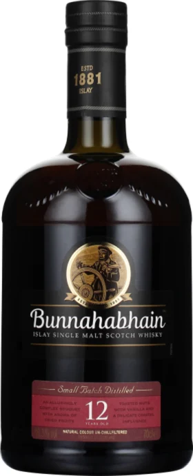 BUNNAHABHAIN 12 YEARS UNCHILFILTERED 70CL