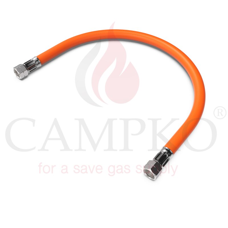 CAMPKO Gasschlauch (Mitteldruck) 2 x 1/4-LH - 1500 mm