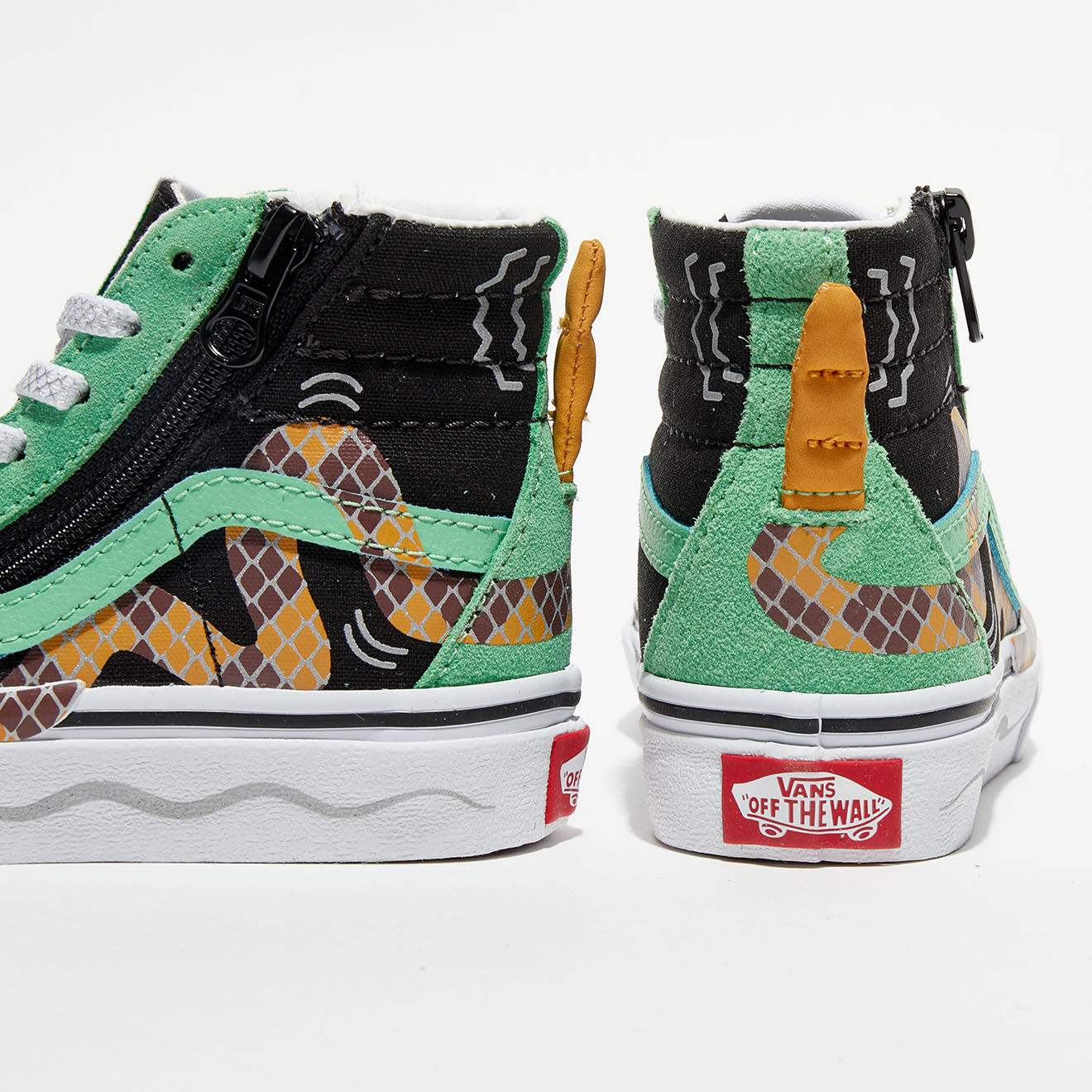 Vans Baskets SK8-Hi Reissue Side Zip S noir/vert
