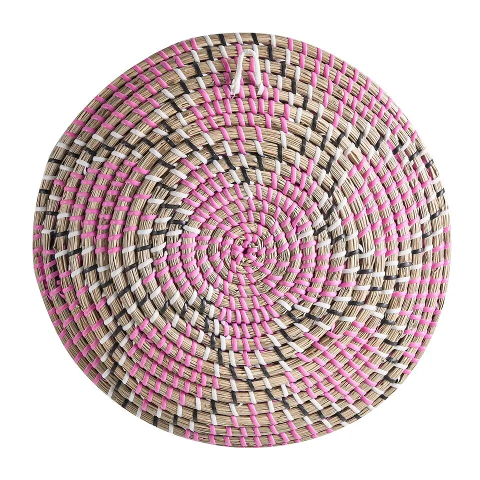 HOABINH - Wanddecoratie - Meerkleurig - Zeegras