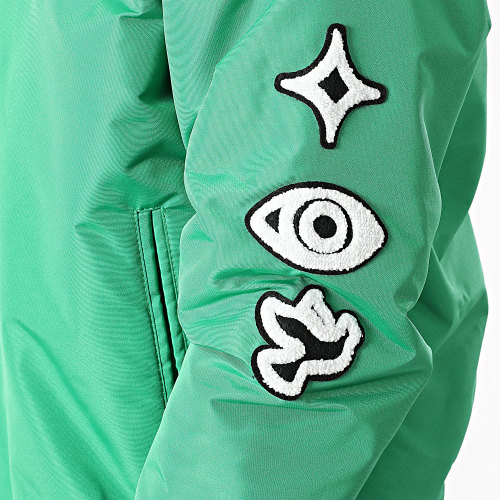 Veste Teddy Vert