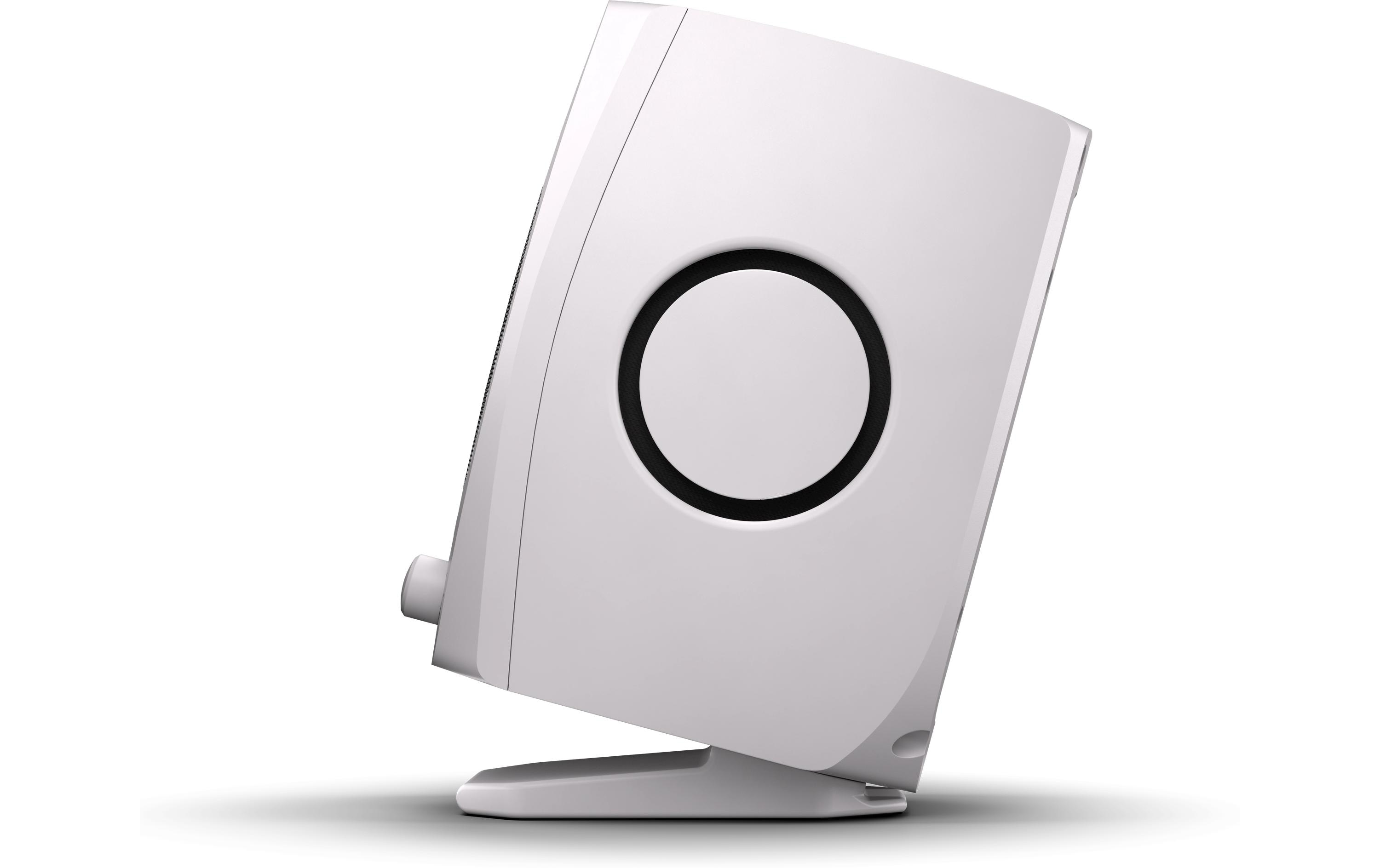 Studiomonitore D3V Weiss<br>Aktives 2-Weg Desktop Monitor System
