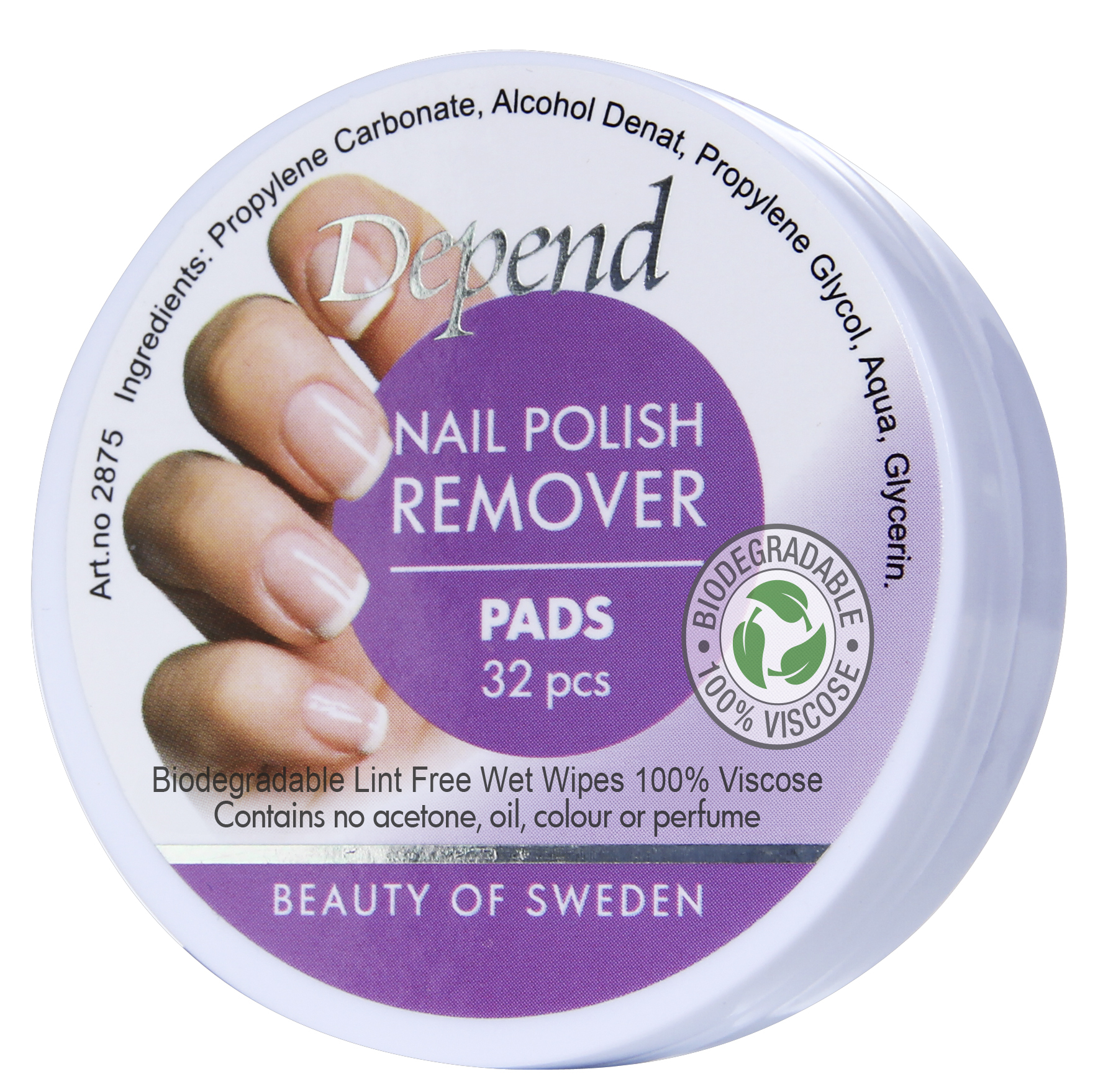 Depend Remover Pads 32stk