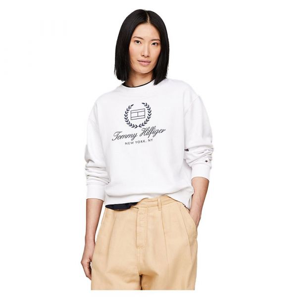 Tommy Hilfiger Ww0ww41758 Sweatshirt Beige XS Mulher