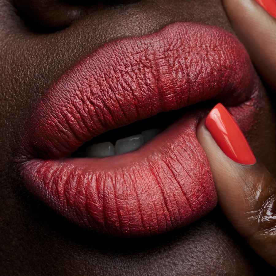 MAC Powder Kiss Lipstick Mandarin O 3g