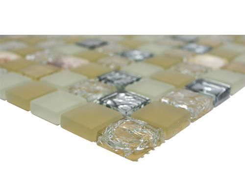 Glasmozaïek XCM 8OP9 schelp beige 30x30 cm