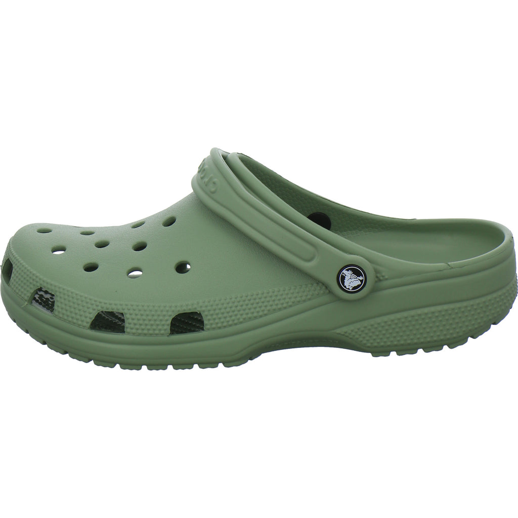 Crocs Pantoletten Herren Classic Clog oliv