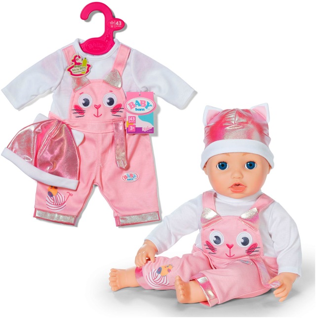 Baby Born Puppenkleidung »Einteiler mit Mütze 43 cm«