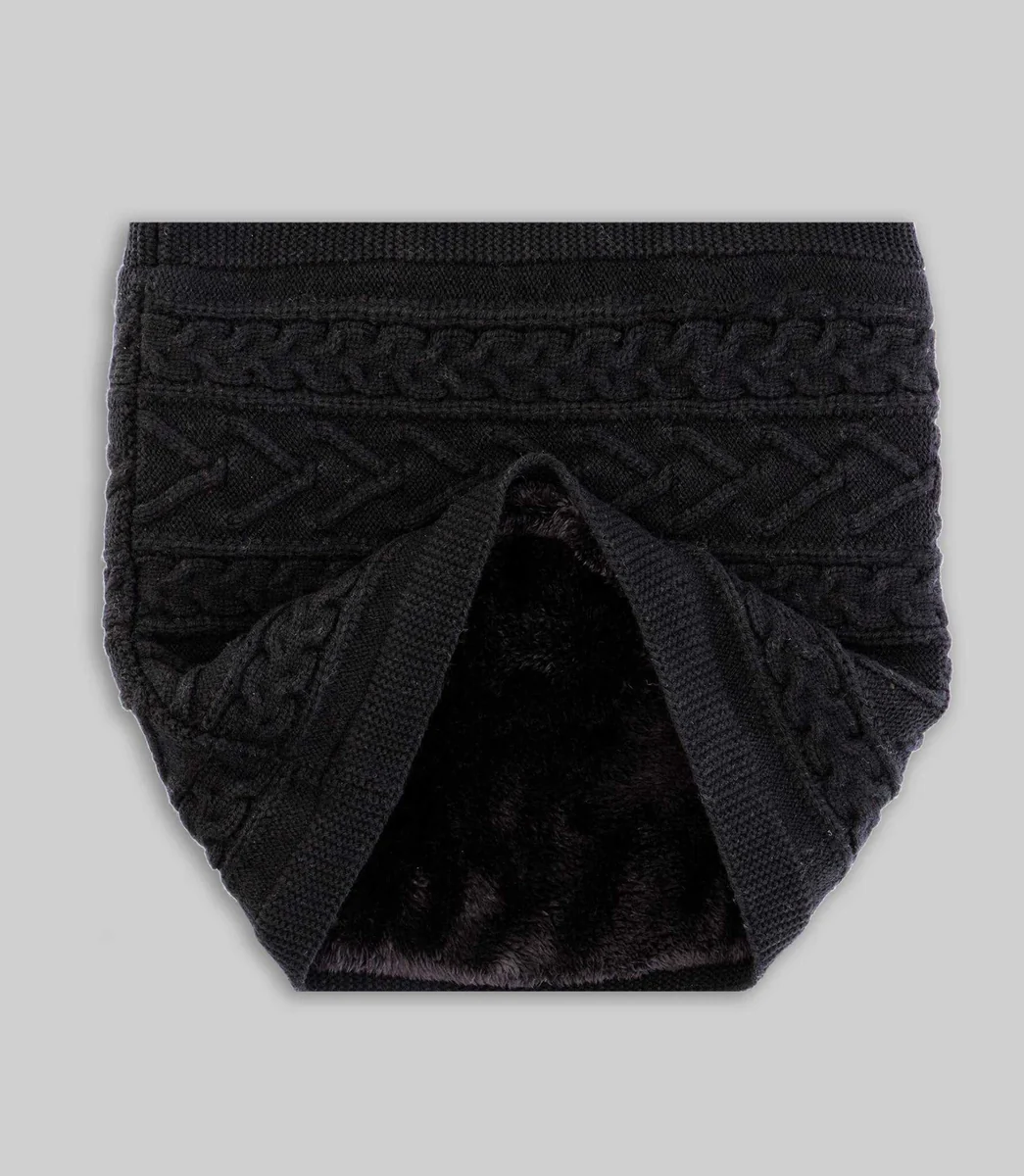 Echarpe tube  noire XISNOOD