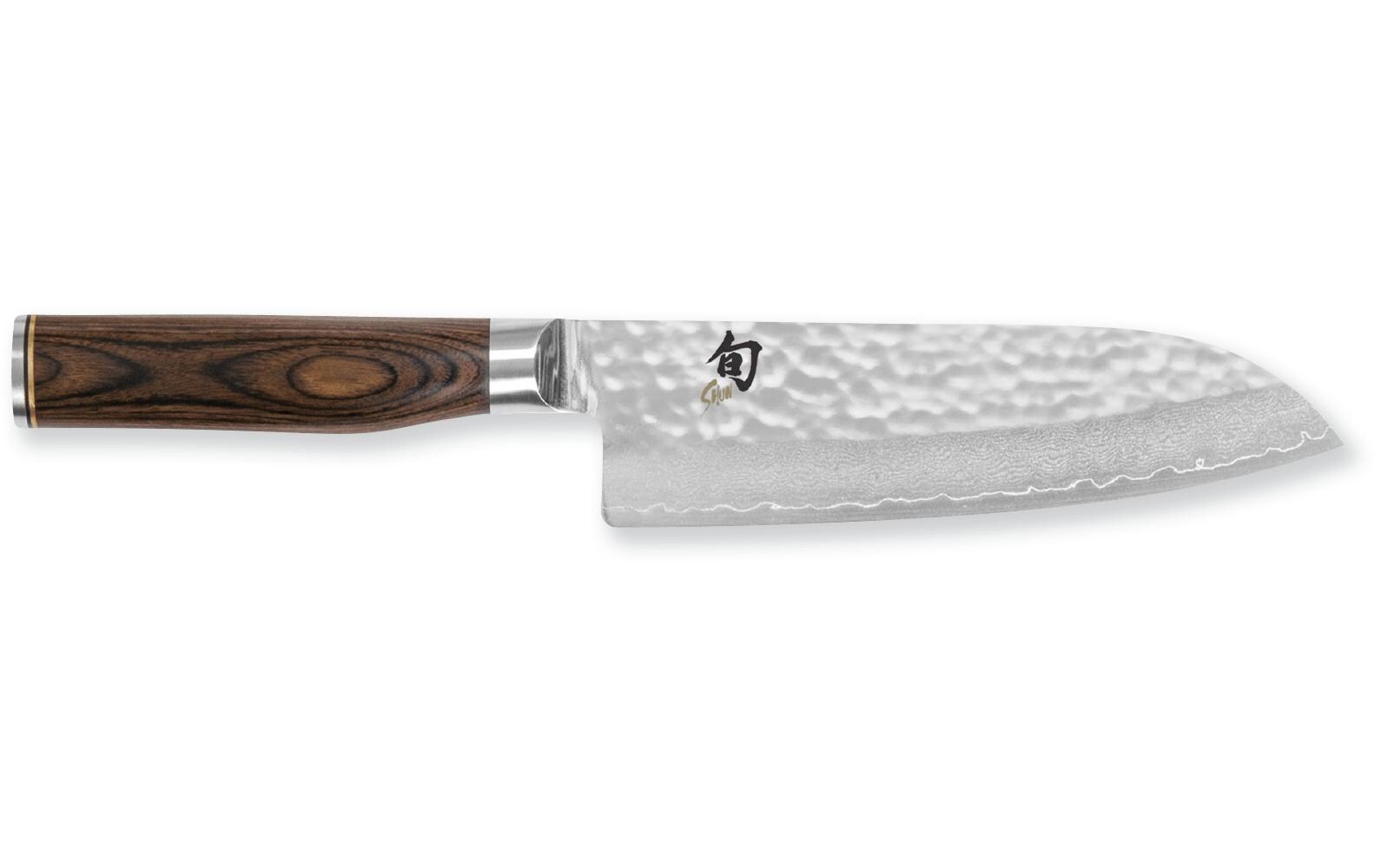 Kochmesser Premier 18 cm, Braun<br>Küchenmesser mit Damaststahlklinge