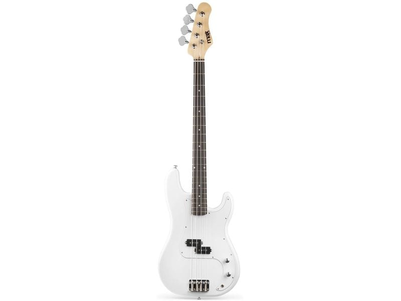 MAX E-Bass GigKit Weiss Bass Gitarrenset