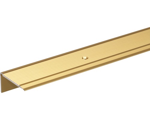 Trapprofiel, aluminium, goud geanodiseerd, 45x23x2,7 mm, 1 m