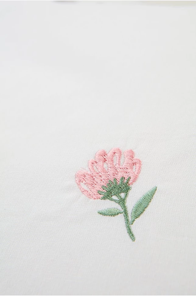 FLEUR brodert putetrekk