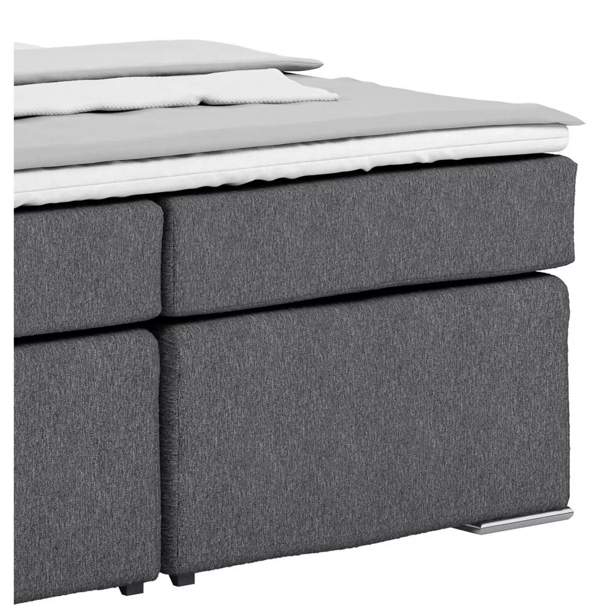 Boxspringbett Nero 160 x 200 Dunkelgrau