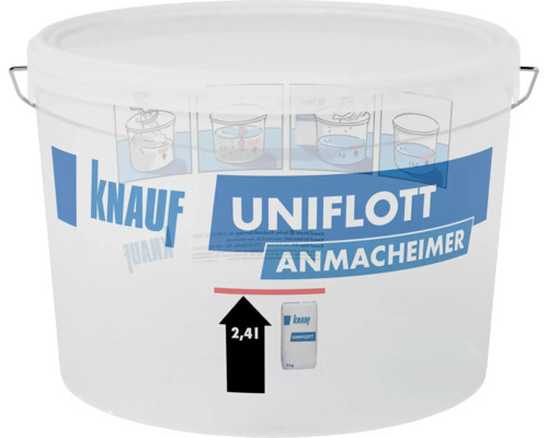Knauf mengemmer voor Uniflott vulmiddel 7,5 l