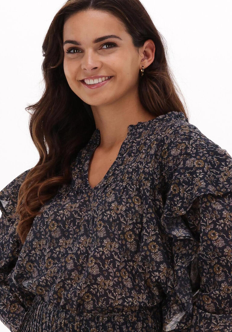 BY-BAR donkerblauwe by-bar blouse daniek sanjay blouse