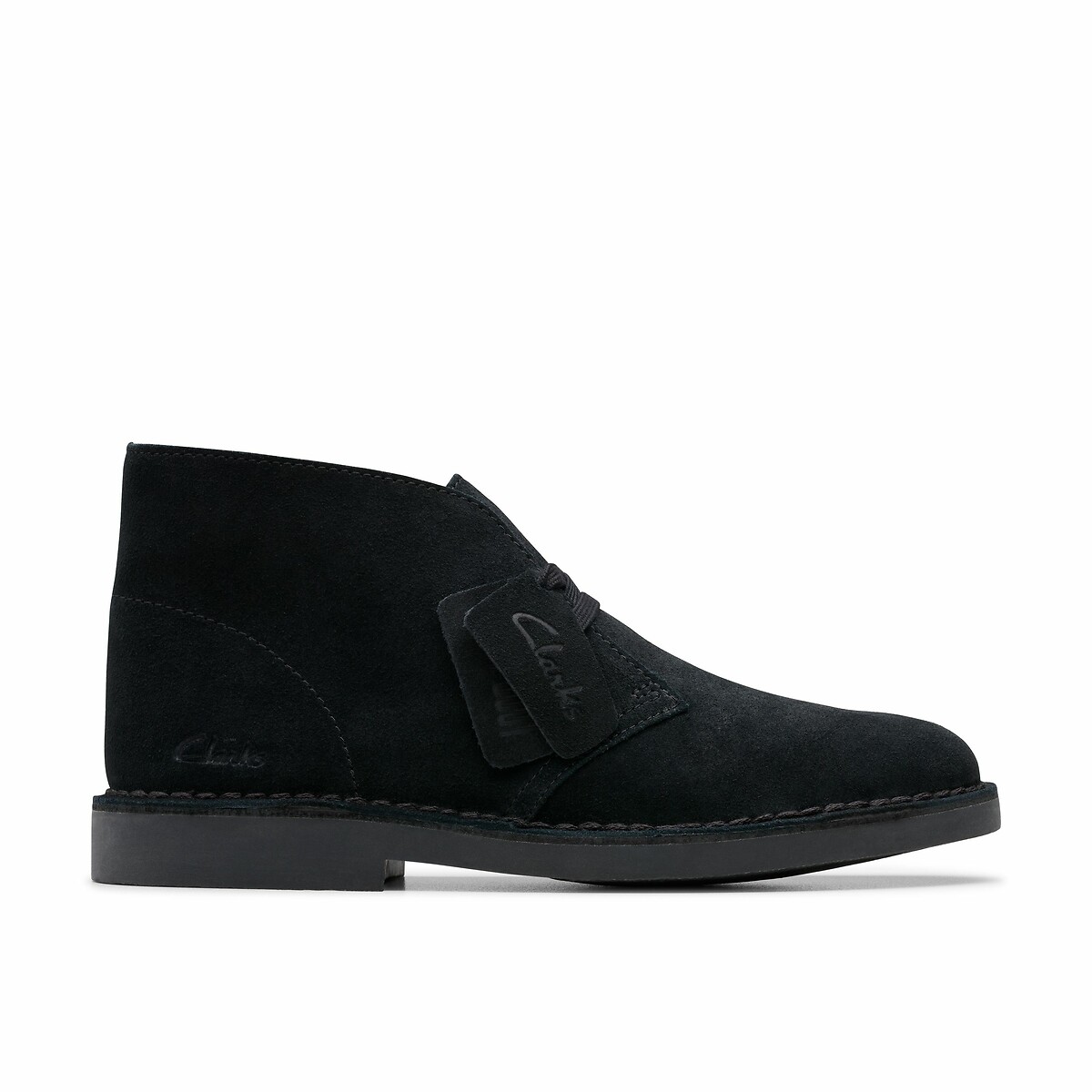 CLARKS<br>Bota Desert em couro camurça