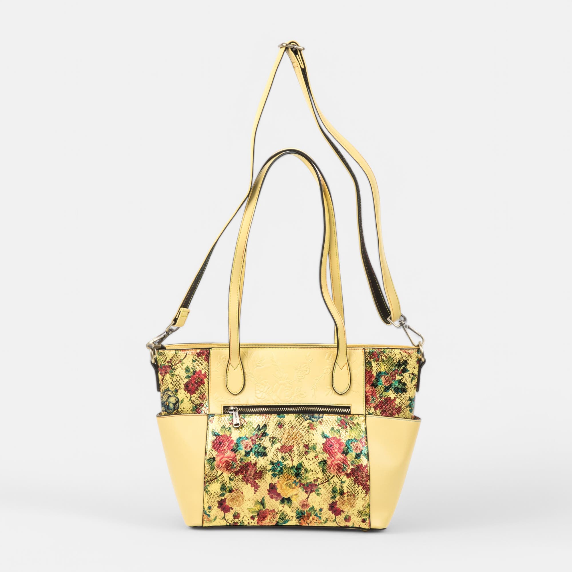 Sac de shopping jaune