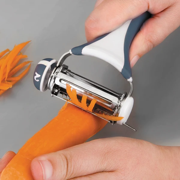 Eplucheur Y 3 lames tournantes inox Lacor