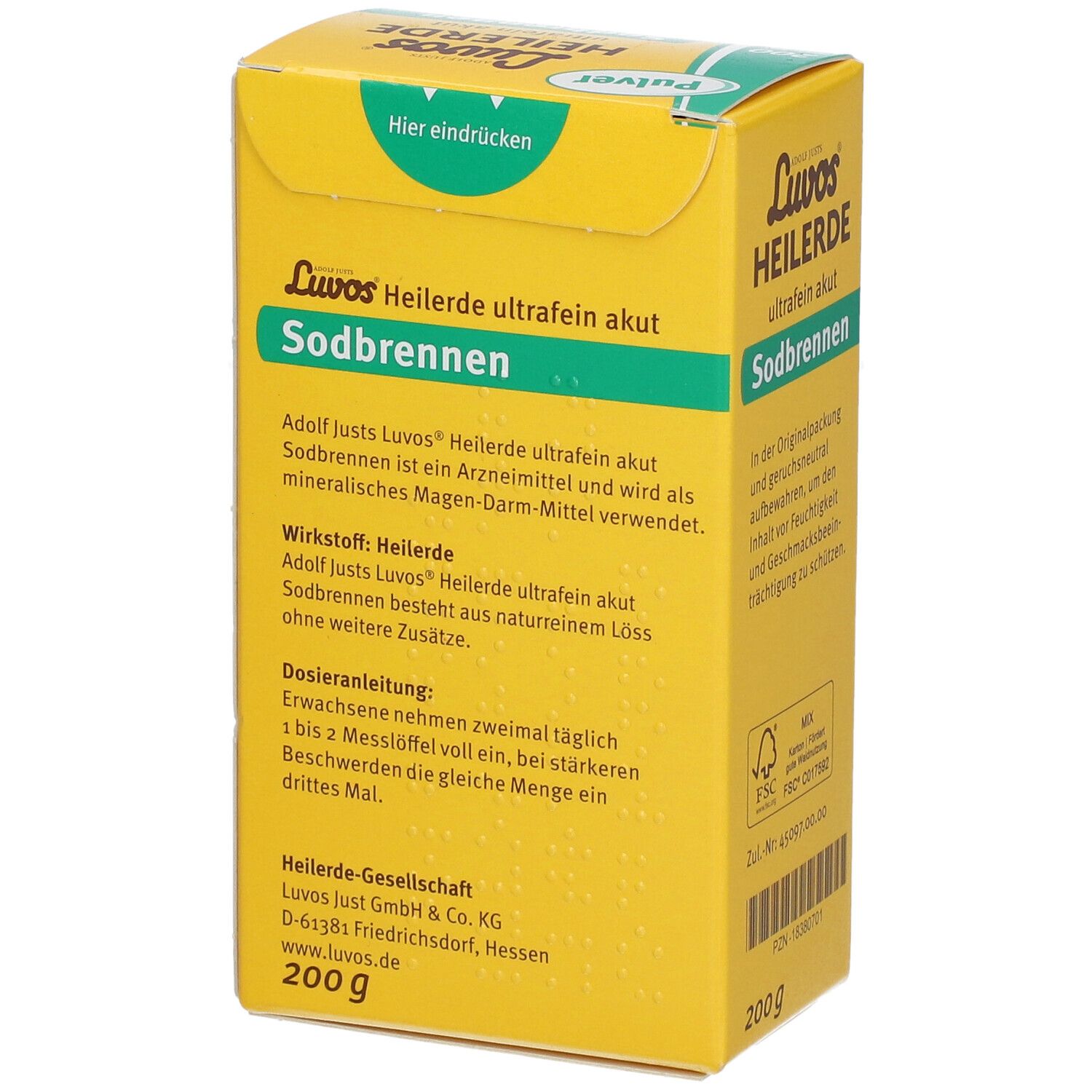 Luvos® Heilerde ultrafein akut Sodbrennen