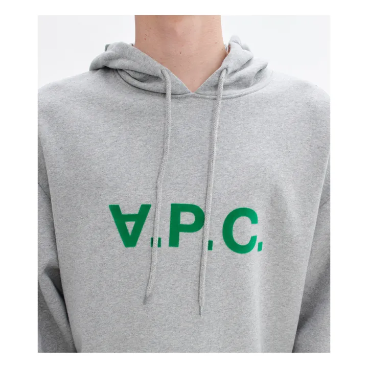 A.P.C. Hoodie Milo Coton Bio | Gris chiné