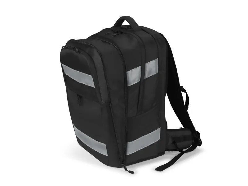 DICOTA Reflective - Rygsæk - 600D RPET, premium termoplastisk polyuretan (TPU) - sort