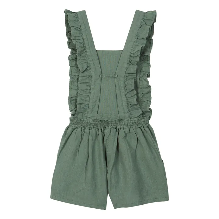 Emile et Ida Combishort Lin et Coton | Vert