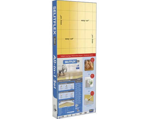 SELITFLEX® 10 mm THERMO parket- en laminaatondervloer 6m² + tape