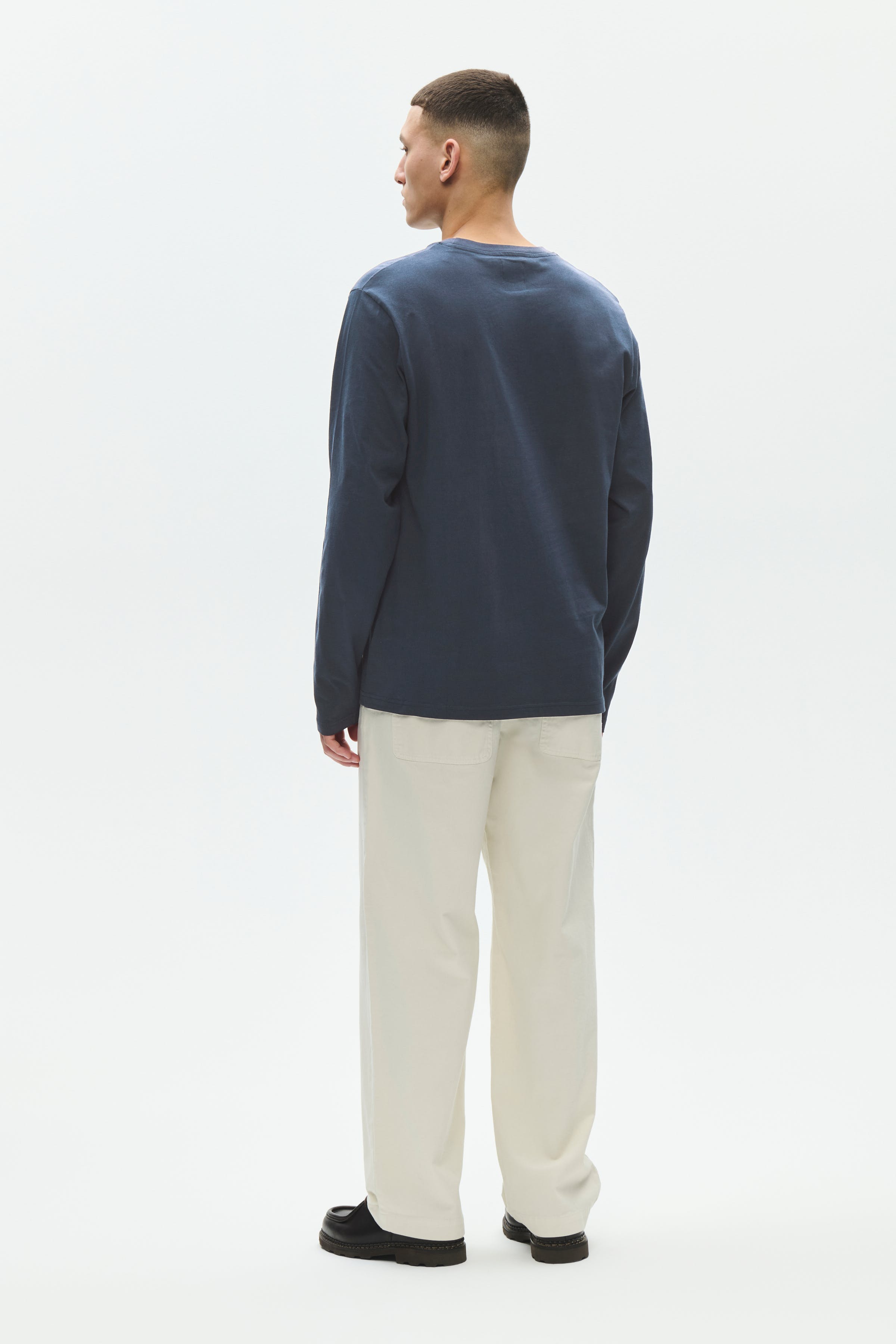 DOUBLE A BY W.W. MEN WWAce LS T-shirt