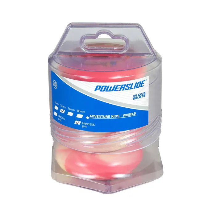 Powerslide Princess Girls 72mm Wielen (4-pack)
