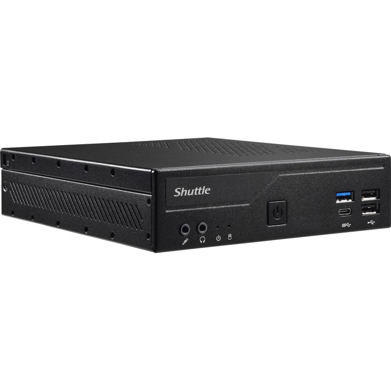 Shuttle Slim PC DH610, S1700, 1x HDMI, 2x DP, 1x 2.5