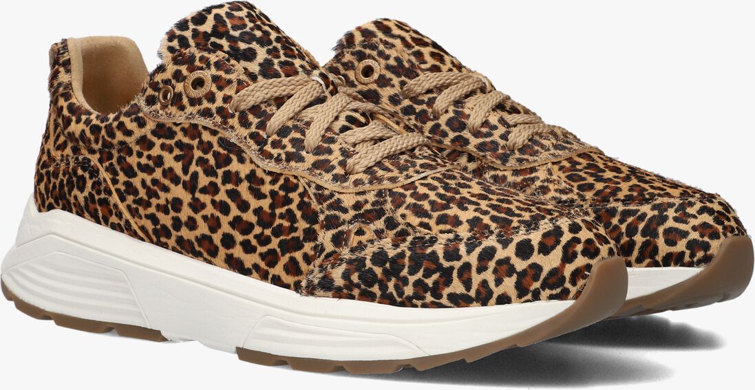 bruine xsensible lage sneakers chain