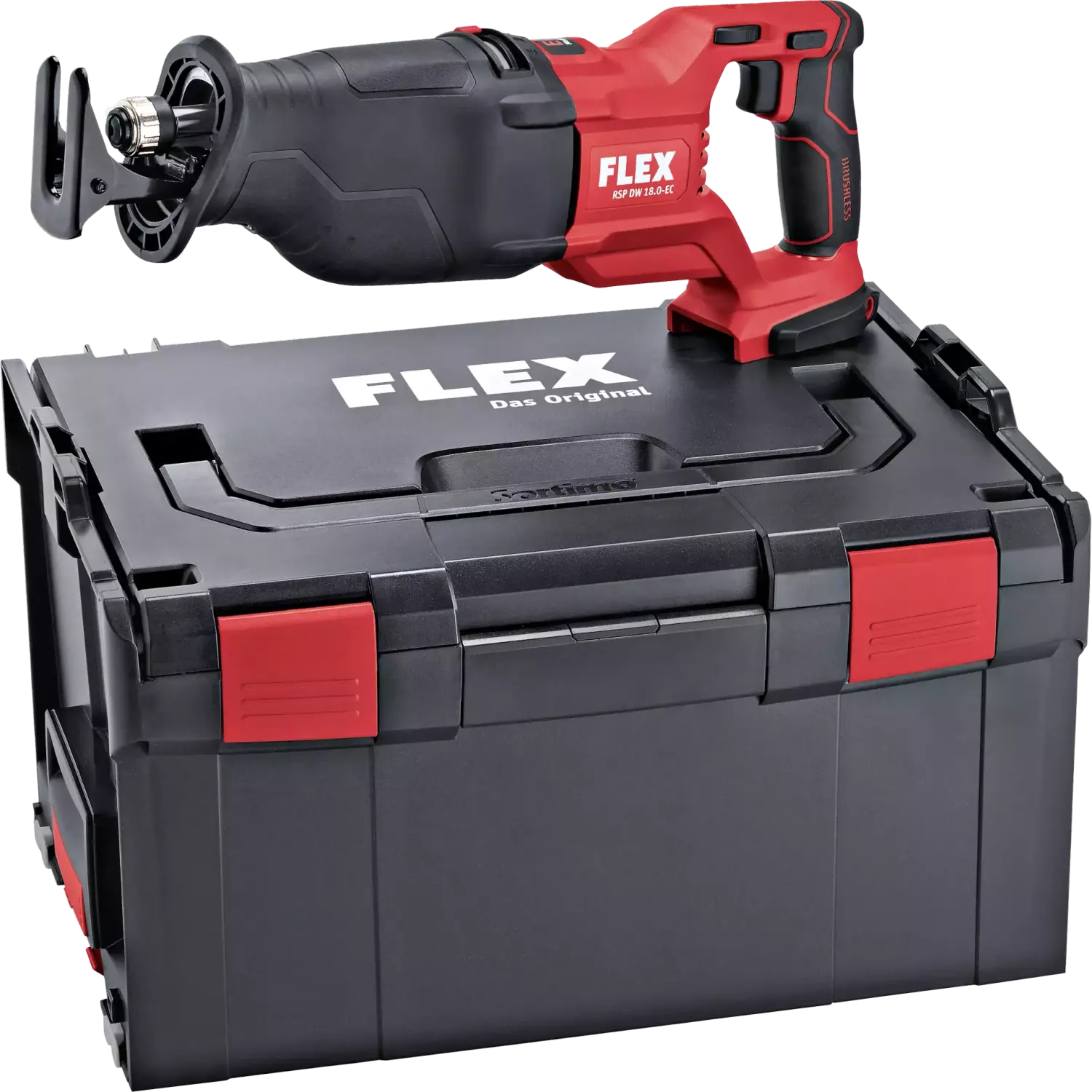 Flex RSP DW 18.0-EC 18V Li-Ion Accu Reciprozaag body in L-Boxx - koolborstelloos