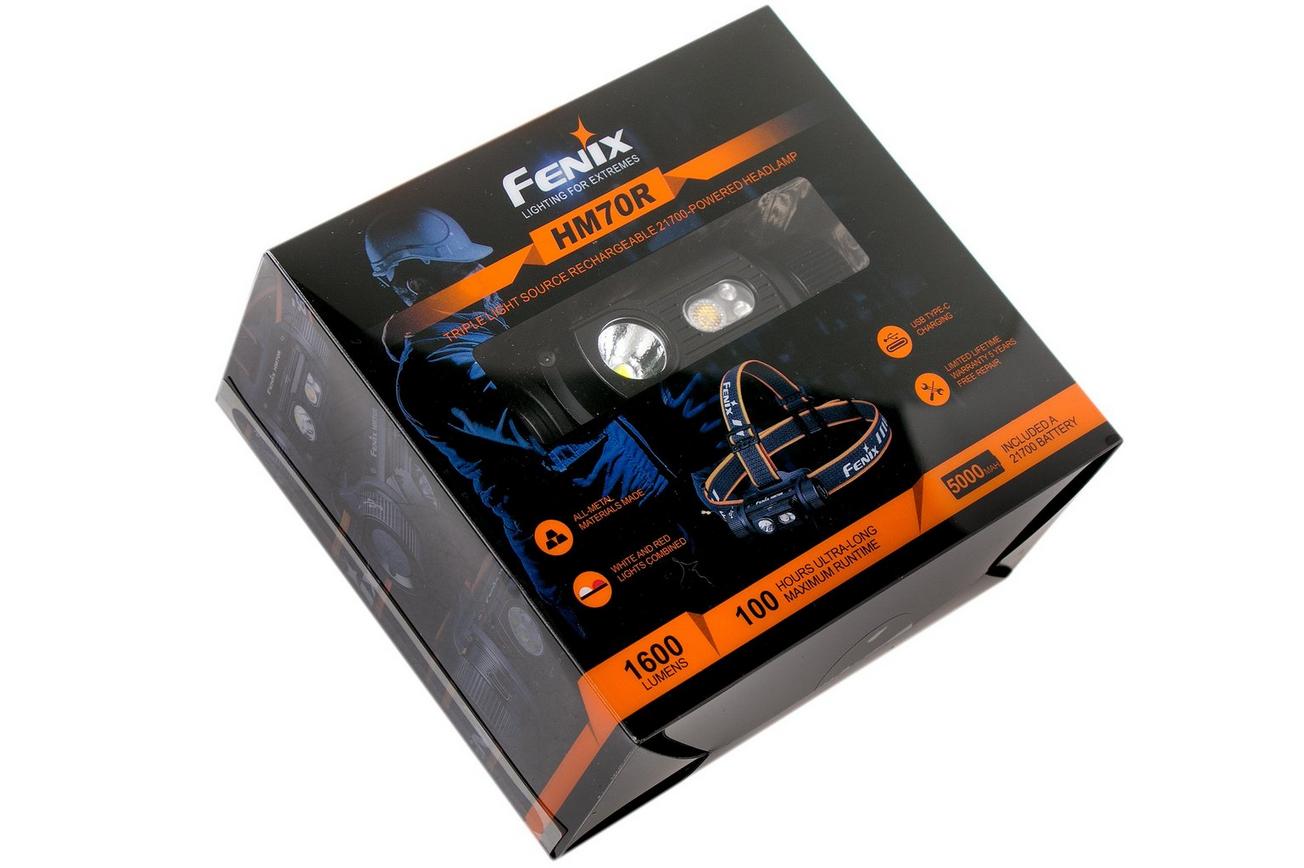 Fenix HM70R oplaadbare hoofdlamp, 1600 lumen