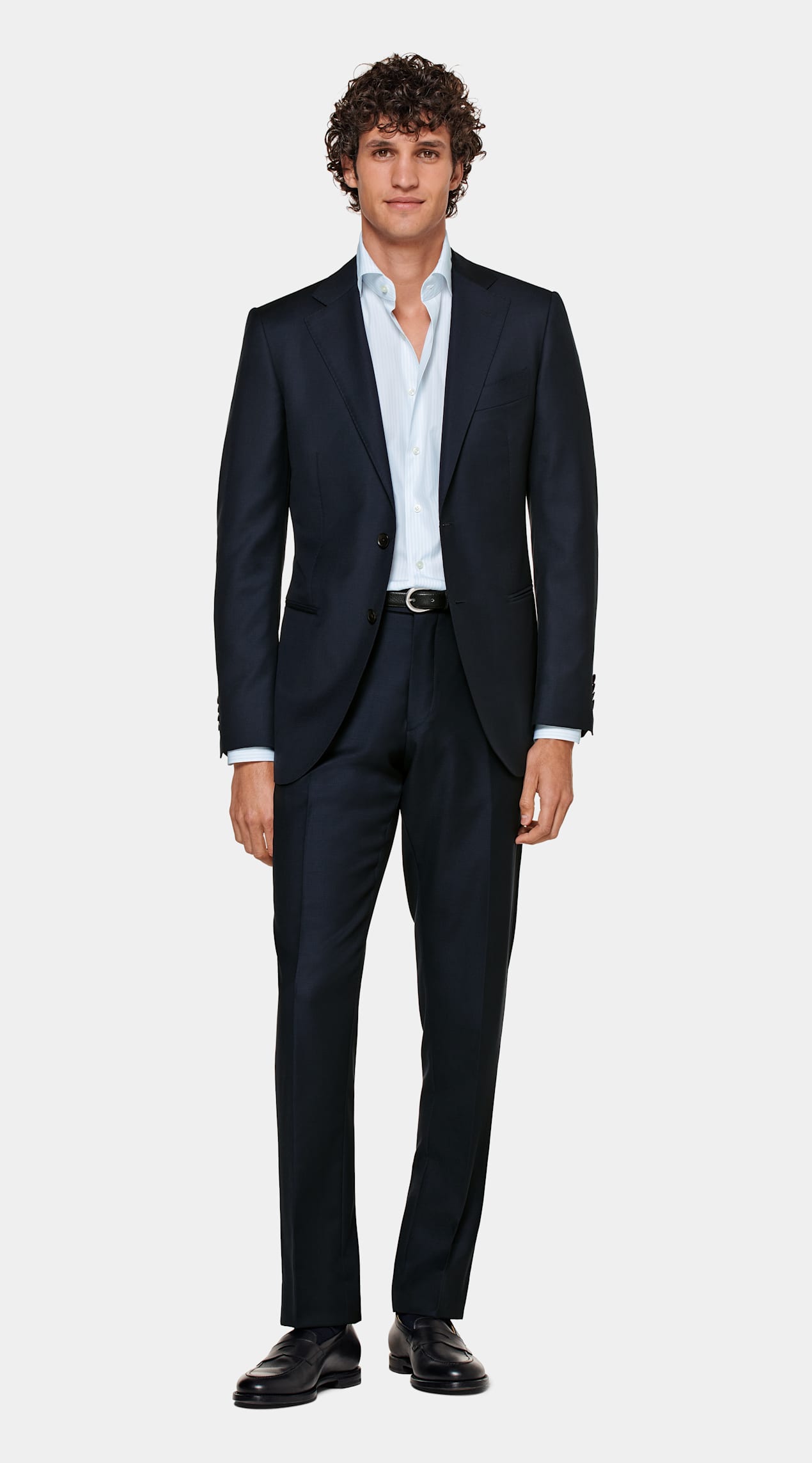 Costume Lazio coupe Tailored bleu marine