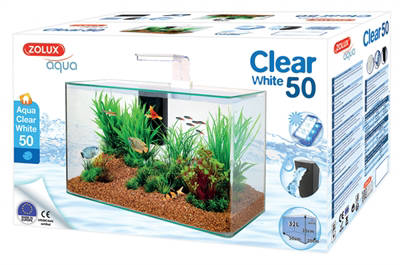 Zolux Aquarium Clear Kit Zwart 50 x 25 x 38 cm