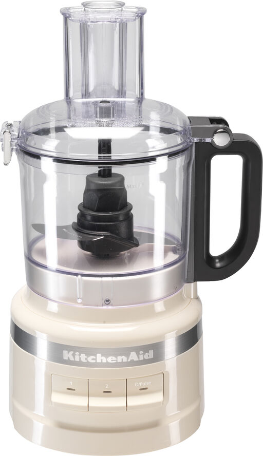 KitchenAid 7 Cup foodprocessor creme KitchenAid Creme, transparent, sølv